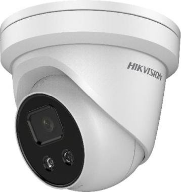 Hikvision 4 Mpx IP kültéri dome, H.265, valós WDR,IR:50m,2688x1520@25fps,0,007Lux,VCA,PoE,IP67