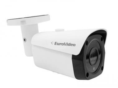 Eurovideo 5MP IP kompakt kamera, WDR, AI, 30fps, 0,01lux, 3,6 mm optika, SD, 25m IR, 12VDC/PoE, IP67
