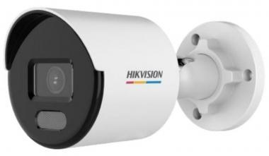 Hikvision 4 MP fix ColorVu IP csőkamera; TWDR; láthatófény: 30 m; IP67