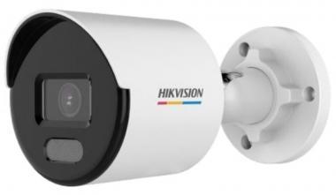 Hikvision 4 MP fix ColorVu IP csőkamera; TWDR; láthatófény: 30 m; IP67