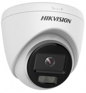 Hikvision 2 MP fix EXIR ColorVu IP dómkamera; TWDR; látható fény: 30 m; IP67