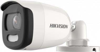 Hikvision 5 MP ColorVu THD fix csőkamera; TWDR; OSD menü; megvilágítási távolság: 20 m; PoC; IP67
