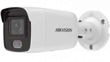 Hikvision 2MP fix ColorVu AcuSense IP csőkamera; TWDR; mSD; megvilágítási távolság 40 m; IP67