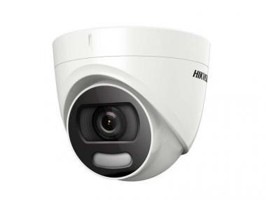 Hikvision 5 MP ColorVu THD 4in1 fix dómkamera;TWDR; OSD menü; megvilágítási távolság: 20 m; IP67