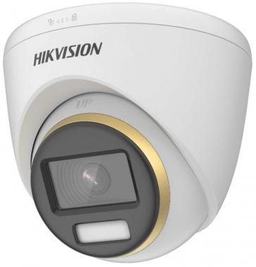 Hikvision 8 MP ColorVu THD TVI fix dómkamera; TWDR; láthatófény: 40 m; PoC; IP67