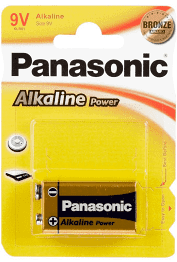 Panasonic 6LF22/6LR61 9V-os tartós alkáli elem