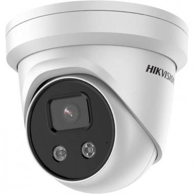 Hikvision 8 MP fix AcuSense IP dómkamera; TWDR; IR: 30 m; beépített mikrofon; mSD; IP67