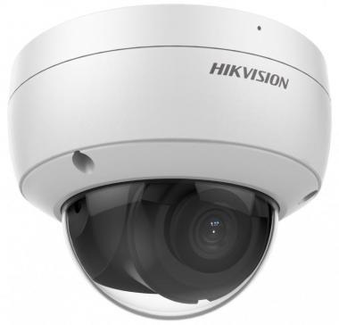 Hikvision 6 MP fix IP dómkamera; beépített mikrofon; TWDR; mSD; IR: 30 m; IP67; IK10