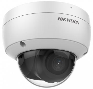 Hikvision 8 MP fix IP dómkamera; beépített mikrofon; TWDR; mSD; IR: 30 m; IP67; IK10