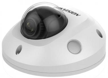 Hikvision 4 MP fix IP dómkamera; TWDR; hang I/O; riasztás I/O;  mSD; IR: 30 m; IP67; IK08