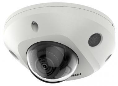 Hikvision 6 MP fix IP dómkamera; TWDR; mikrofon; hang I/O; riasztás I/O;  mSD; IR: 30 m; IP67; IK08