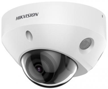 Hikvision 8 MP fix IP dómkamera; TWDR; mikrofon; hang I/O; riasztás I/O;  mSD; IR: 30 m; IP67; IK10