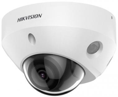 Hikvision 8 MP fix IP dómkamera; TWDR; mikrofon; hang I/O; riasztás I/O;  mSD; IR: 30 m; IP67; IK10
