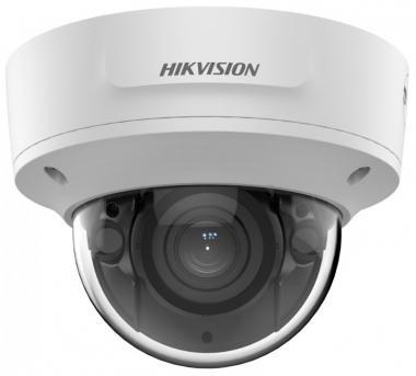 Hikvision 4 MP IP dómkamera; motoros zoom; TWDR; hang I/O; riasztás I/O;  mSD; IR: 40 m; IP67; IK10