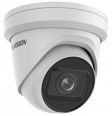 Hikvision 4 MP IP dómkamera; motoros zoom; TWDR; hang I/O; riasztás I/O;  mSD; IR: 40 m; IP67; IK10