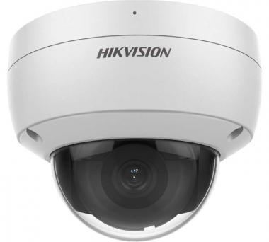 Hikvision 4 MP fix AcuSense IP dómkamera; EXIR 30m; TWDR; mSD; IP67, IK10; 12 Vdc/PoE