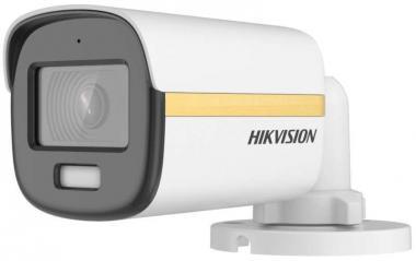Hikvision 2 MP 4in1 ColorVu fix csőkamera; TWDR; fény riasztás; mikrofon; IR: 20 m; IP67