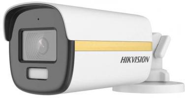 Hikvision 2 MP ColorVu 4in1 THD fix csőkamera; TWDR; fény riasztás; beépített mikrofon; megvilágítási távolság: 40m; IP67