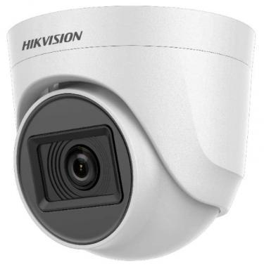 Hikvision 2 MP THD fix EXIR dómkamera; TVI/AHD/CVI/CVBS kimenet; IR: 20 m; műanyag; beltéri kivitel