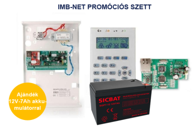 INIM IMB-NET szett (1db IMB-SL515   1db NCODE/GB   1db S.LAN/SI) 12V-7,0Ah akkumulátorral