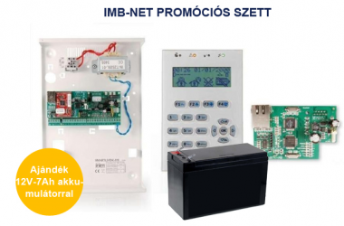INIM IMB-NET szett (IMB-SL515 NCODE/GB S.LAN/SI) AJÁNDÉK 12V-7,0Ah Ultracell akkumulátorral