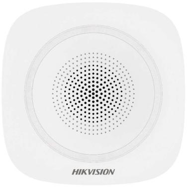 Hikvision vezeték nélküli beltéri sziréna AXPro központokhoz; 110 dB; 868 MHz; 3x CR123A; kék