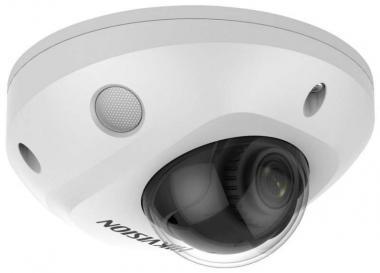 Hikvision 4 MP AcuSense fix IP dómkamera; WiFi; TWDR; arc det.; beép. mikrofon; hang I/O; riasztás I/O; mSD; IR: 30 m; IP67; IK08