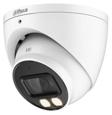 Dahua 8MP Smart Dual Light 4in1 fixoptikás dómkamera; IR/láthatófény megvilágítás: 40m, TWDR, beépített mikrofon, IP67, 12Vdc