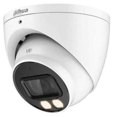 Dahua 8MP Smart Dual Light 4in1 fixoptikás dómkamera; IR/láthatófény megvilágítás: 40m, TWDR, beépített mikrofon, IP67, 12Vdc