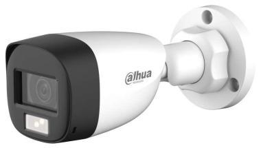 Dahua 5MP Smart Dual Light 4in1 fixoptikás csőkamera; IR/láthatófény megvilágítás: 20m, DWDR, beépített mikrofon, IP67, 12Vdc