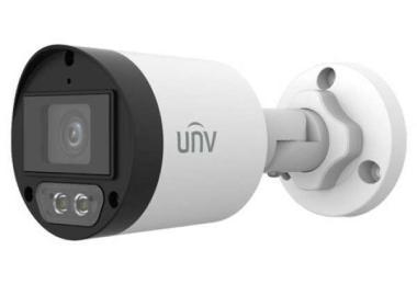 Uniview 2Mpx 4in1 analóg ColorHunter kültéri mini csőkamera; fix 4mm optika, 40m fehér-fény megvilágítás, DWDR, beépített mikrofon, fém ház, IP67, 12Vdc