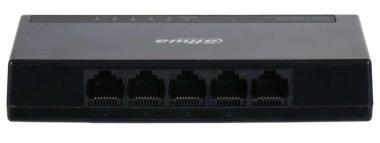 Dahua 5-portos Gigabites switch; plug and play, Csatl.:5xRJ45 10/100/1000Mbps, max. 1.6W, 5Vdc/1A
