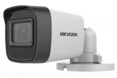 Hikvision 5 MP 4in1 THD fix EXIR csőkamera; OSD menü; TVI/AHD/CVI/CVBS kimenet; IR: 30 m; IP67