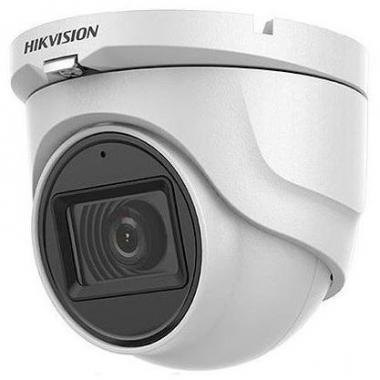 Hikvision 5 MP THD fix EXIR dómkamera;TVI/AHD/CVI/CVBS kimenet;beépített mikrofon;koax audio, IR:30m