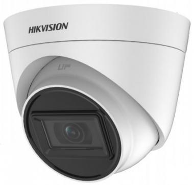Hikvision 2 MP THD fix EXIR dómkamera; TVI/AHD/CVI/CVBS kimenet; koax audio; IR: 40 m; IP67