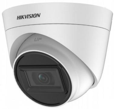 Hikvision 5 MP THD fix EXIR dómkamera; OSD menüvel; TVI/AHD/CVI/CVBS kimenet, IR: 40m, IP67