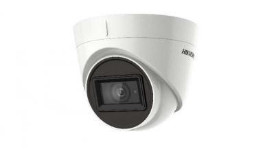 Hikvision 5 MP 4in1 THD T-WDR fix EXIR dómkamera; OSD menü; TVI/AHD/CVI/CVBS kimenet; IR: 60 m; IP67
