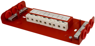 Pulsar tűzálló szétosztó kötődoboz 3x6mm2; 450Vac max., 204x30x100mm, IP20, E90