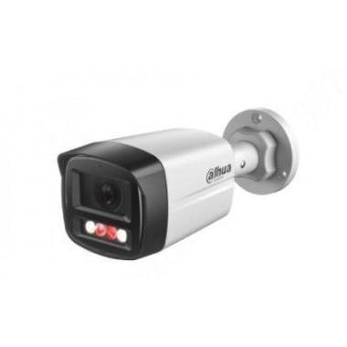 Dahua 4MP fixoptikás Entry Smart IP csőkamera; 1/2.9 CMOS, H.265, duál megvilágítás (IR és Fehér LED): 30m, beép. mikrofon, WDR, 3D NR, HLC, BLC, IP67, 12Vdc/PoE