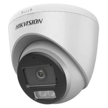 Hikvision 2 MP ColorVu 4in1 THD fix dómkamera; DWDR; mikrofon; IR és fehér fény megvilágítási távolság: 40m; IP67