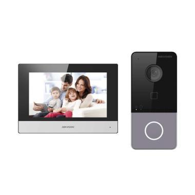 Hikvision egylakásos IP video-kaputelefon szett; DS-KV6113-WPE1(C) DS-KH6320-WTE1 2db tápegység