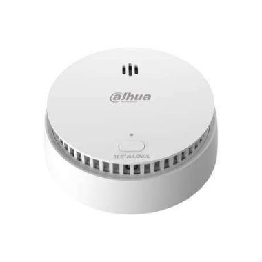 Dahua vezeték nélküli füstérzékelő; kétirányú kommunikáció; max.: 1000 m; 868MHz; teszt és némítás funkció; hang kimenet: 86dB