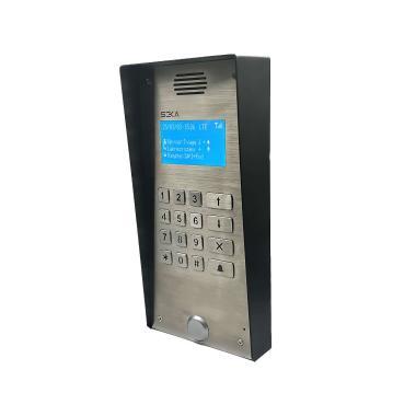 SECPRAL Önálló kaputelefon kapuegység 300 lakásig, 2G/4G/LTE alapú, RFID (Mifare) 1000 kulcsig, mesterkulcs, Wi-Fi-s és Apk-s programozás.