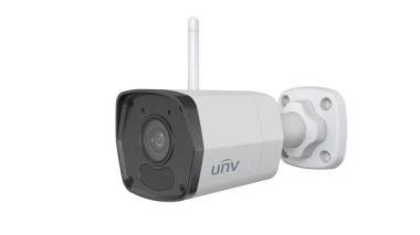 Uniview - Otthoni Széria - 2MP WiFi-s csőkamera, IR LED:30m, fix opt: 2,8mm, IP67, RJ45 csatlakozó,   Tápegységgel
