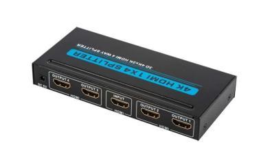 EuroVideo 1 be / 4 ki HDMI elosztó, 3D 4K/2K, HDMI 1.4