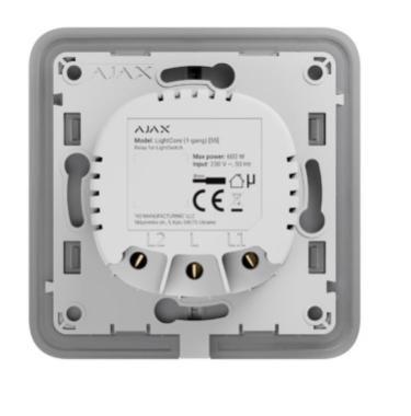 AJAX LightCore relé; 1 gomb