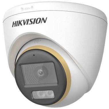 Hikvision 2MP ColorVu THD 4in1 turret kamera; fix lencse; TWDR; IR/láthatófény: 40m; beépített mikrofon; IP67; 12VDC