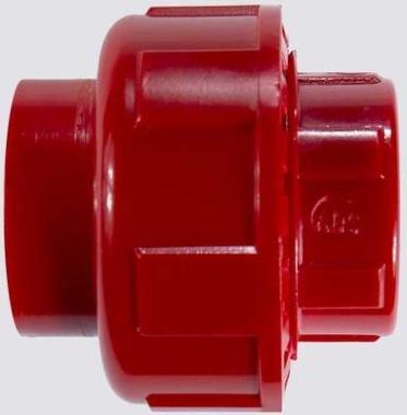Nyitható csatlakozóhüvely csőellenörző tömítéssel, 25mm külső átmérővel, piros ABS kivitelben EN 61386-1 jóváhagyással, a csövek megfelelő karbantartásának és tisztításának egyszerűsítése érdekében
