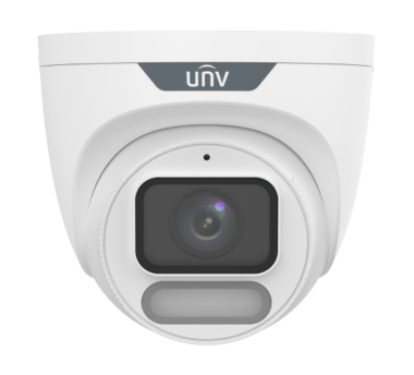 Uniview 4MP fix Colorhunter Wise-ISP (Owl) IP turret dómkamera; mikrofon; TWDR; mSD; Fehérfény: 30 m; IP67