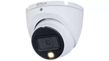 Dahua 5MP Lite 4in1 dómkamera; DWDR; IR/láthatófény: 20 m; beépített mikrofon; IP67; 12 VDC